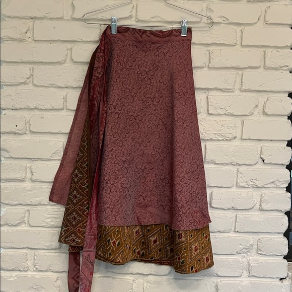 Vintage Multicolor A-Line Skirt - Picture 3 of 7